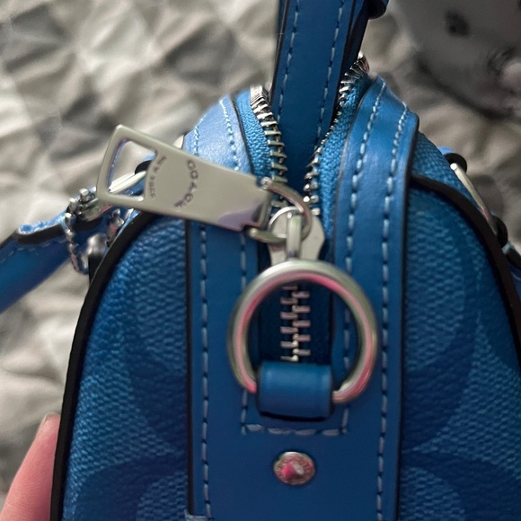Coach Vibrant Blue Mini Bag - Picture 8 of 13